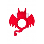 Красное эрекционное кольцо на пенис JOS COCKY DEVIL - JOS - в Элисте купить с доставкой