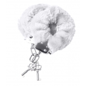 Наручники с белой меховой опушкой - ToyFa - купить с доставкой в Элисте