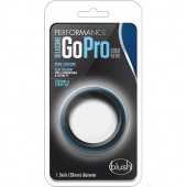 Черно-синее эрекционное кольцо Silicone Go Pro Cock Ring - Blush Novelties - в Элисте купить с доставкой