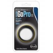 Черно-желтое силиконовое эрекционное кольцо Silicone Go Pro Cock Ring - Blush Novelties - в Элисте купить с доставкой