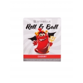 Стимулирующий презерватив-насадка Roll   Ball Cherry - Sitabella - купить с доставкой в Элисте