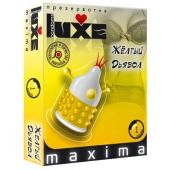 Презерватив LUXE Maxima  Желтый дьявол  - 1 шт. - Luxe - купить с доставкой в Элисте