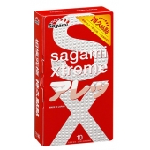Утолщенные презервативы Sagami Xtreme Feel Long с точками - 10 шт. - Sagami - купить с доставкой в Элисте