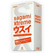 Ультратонкие презервативы Sagami Xtreme SUPERTHIN - 15 шт. - Sagami - купить с доставкой в Элисте