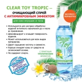 Очищающий спрей для игрушек CLEAR TOY Tropic - 100 мл. - Биоритм - купить с доставкой в Элисте