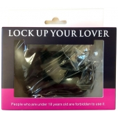 Черные меховые наручники Love с ключиками - Baile - купить с доставкой в Элисте