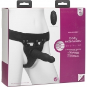 Черный полый вибрострапон Body Extensions BE Aroused - 17,78 см. - Doc Johnson - купить с доставкой в Элисте