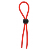 Красное эрекционное лассо с одной бусиной-утяжкой STRETCHY THIN LASSO - Dream Toys - в Элисте купить с доставкой