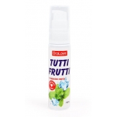 Гель-смазка Tutti-frutti со вкусом сладкой мяты - 30 гр. - Биоритм - купить с доставкой в Элисте