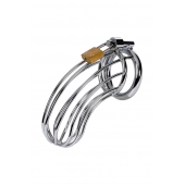 Серебристый пояс верности TOYFA на замочке - ToyFa - купить с доставкой в Элисте