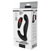 Черный вибромассажер простаты SWIRLING P-PLEASER - Dream Toys - в Элисте купить с доставкой