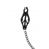 Зажимы на соски Darkside с цепочкой - Lola Games - купить с доставкой в Элисте