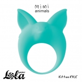 Зеленое эрекционное кольцо Kitten Kyle - Lola Games - в Элисте купить с доставкой