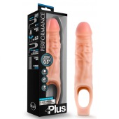 Телесный реалистичный фаллоудлинитель 9 Inch Silicone Cock Sheath Penis Extender - 22,86 см. - Blush Novelties - в Элисте купить с доставкой