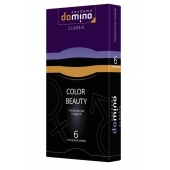 Разноцветные презервативы DOMINO Colour Beauty - 6 шт. - Domino - купить с доставкой в Элисте