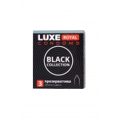 Черные презервативы LUXE Royal Black Collection - 3 шт. - Luxe - купить с доставкой в Элисте