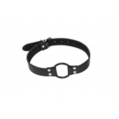 Черный кляп-кольцо Modesty - Lola Games - купить с доставкой в Элисте