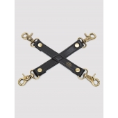 Черный фиксатор для манжет Bound to You Faux Leather Hogtie - Fifty Shades of Grey - купить с доставкой в Элисте