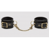 Черные наручники Bound to You Faux Leather Wrist Cuffs - Fifty Shades of Grey - купить с доставкой в Элисте