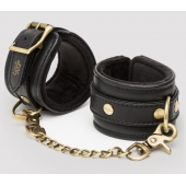 Черные наручники Bound to You Faux Leather Wrist Cuffs - Fifty Shades of Grey - купить с доставкой в Элисте