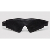 Черная плотная маска на глаза Bound to You Faux Leather Blindfold - Fifty Shades of Grey - купить с доставкой в Элисте