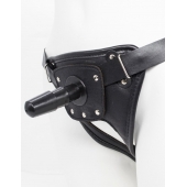 Черный пояс для насадок CLASS STRAP Restyling - LOVETOY (А-Полимер) - купить с доставкой в Элисте