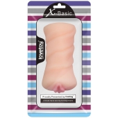 Телесный мастурбатор-вагина X-Basic Pocket Pussy без вибрации - Lovetoy - в Элисте купить с доставкой