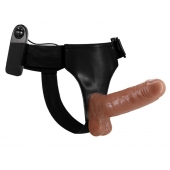 Страпон на трусиках с вибрацией Ultra Passionate Harness - 16 см. - Baile - купить с доставкой в Элисте