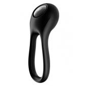 Черное эрекционное виброкольцо Majestic Duo - Satisfyer - в Элисте купить с доставкой