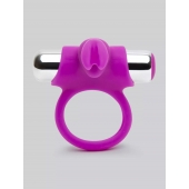 Лиловое виброкольцо с пультом ДУ Remote Control Cock Ring - Happy Rabbit - в Элисте купить с доставкой