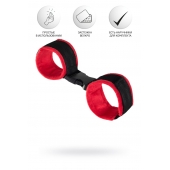 Красно-черные велюровые оковы Anonymo - ToyFa - купить с доставкой в Элисте