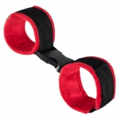Красно-черные велюровые оковы Anonymo - ToyFa - купить с доставкой в Элисте
