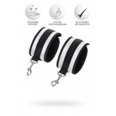 Серебристо-черные наручники Anonymo - ToyFa - купить с доставкой в Элисте