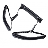 Черные кожаные стропы для фиксации Anonymo - ToyFa - купить с доставкой в Элисте