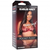 Мастурбатор-вагина Karlee Grey ULTRASKYN Pocket Pussy - Doc Johnson - в Элисте купить с доставкой