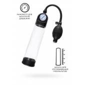 Прозрачная механическая помпа Roald с манометром - Sexus - в Элисте купить с доставкой