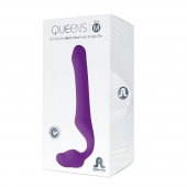 Лиловый безремневой страпон Queens M - Adrien Lastic - купить с доставкой в Элисте