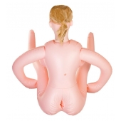 Надувная секс-кукла с реалистичной головой и поднятыми ножками - ToyFa - в Элисте купить с доставкой