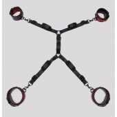 Изысканный набор фиксаций на кровати Reversible Under Mattress Restraint Set - Fifty Shades of Grey - купить с доставкой в Элисте
