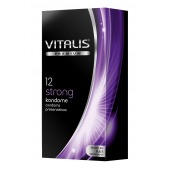 Презервативы с утолщённой стенкой VITALIS PREMIUM strong - 12 шт. - Vitalis - купить с доставкой в Элисте