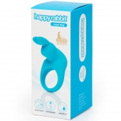 Голубое эрекционное виброкольцо Happy Rabbit Rechargeable Rabbit Cock Ring - Happy Rabbit - в Элисте купить с доставкой