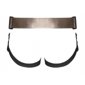 Бронзовый пояс для насадок Curious Harness - Strap-on-me - купить с доставкой в Элисте