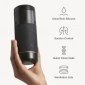 Черный мастурбатор с контролем всасывания Arcwave Pow Stroker - Arcwave - в Элисте купить с доставкой