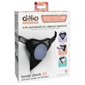 Черные трусики для страпона Body Dock SE на регулируемых ремнях - Pipedream - купить с доставкой в Элисте