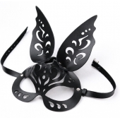 Черная ажурная маска  Зайка  с ушками - Crazy Handmade - купить с доставкой в Элисте