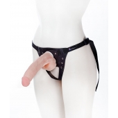Реалистичный фаллос на поясе Harness - 20,5 см. - LOVETOY (А-Полимер) - купить с доставкой в Элисте