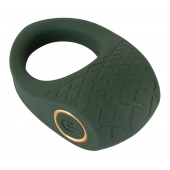 Зеленое эрекционное виброкольцо Luxurious Vibro Cock Ring - Orion - в Элисте купить с доставкой