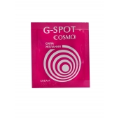 Стимулирующий интимный крем для женщин Cosmo G-spot - 2 гр. - Биоритм - купить с доставкой в Элисте