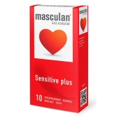 Презервативы Masculan Sensitive plus - 10 шт. - Masculan - купить с доставкой в Элисте