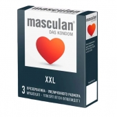 Презервативы увеличенного размера Masculan XXL - 3 шт. - Masculan - купить с доставкой в Элисте
